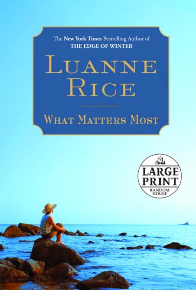 What matters most / by Luanne Rice.